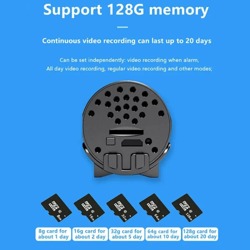Envided Mini WIFI Camera 1080P HD - Inclusief nachtzicht