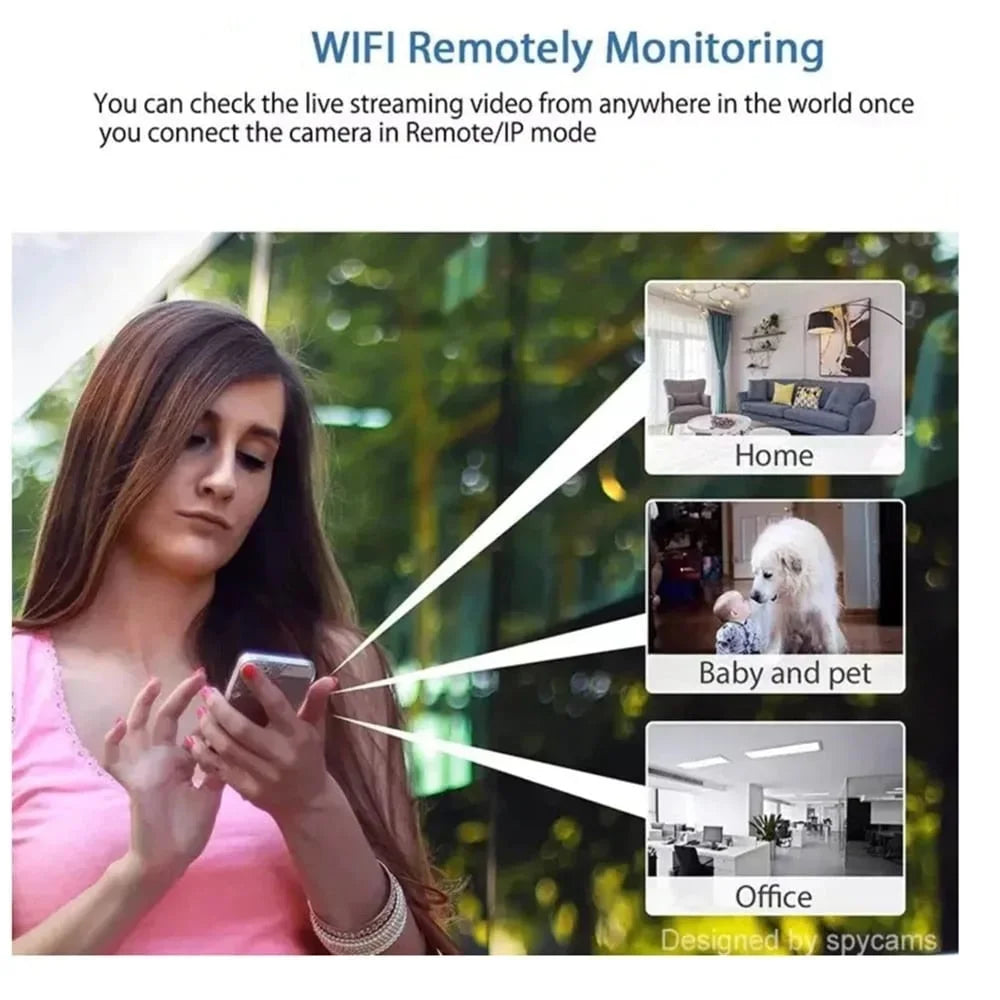 Envided Mini WIFI Camera 1080P HD - Inclusief nachtzicht