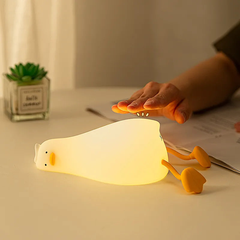 Envided Siliconen lamp platte eend