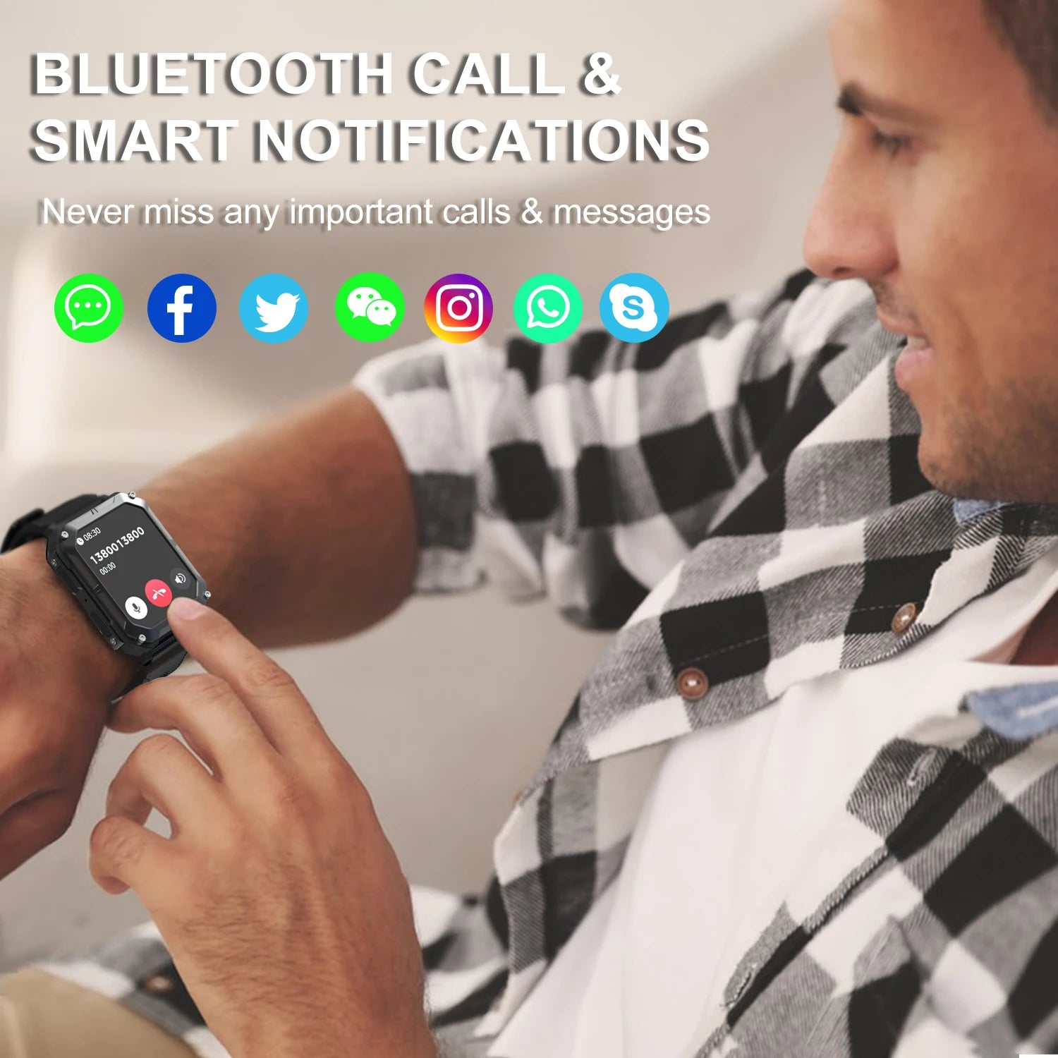 Smart Watch met voice assistant