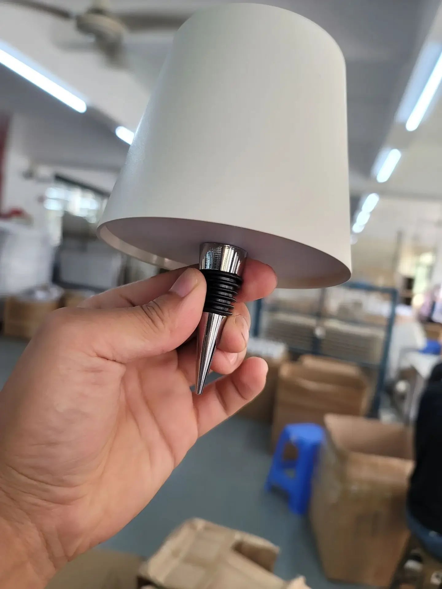 Draadloze Flessenlamp