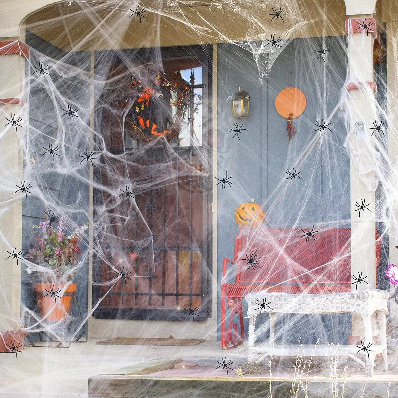 Halloween decoratie spinnenweb