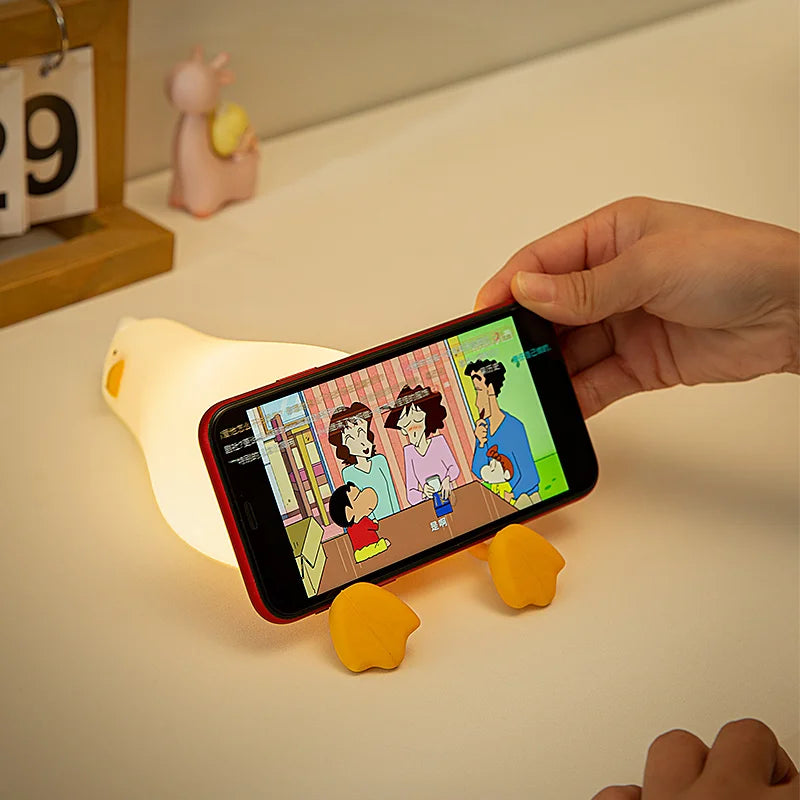 Envided Siliconen lamp platte eend